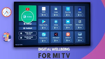 ENABLE Digital Wellbeing Like Feature on Mi TV - Android Smart TVs 🔥