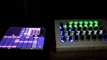 [Max/MSP]controllers demo[Livid Code ＋ iOS Lemur]