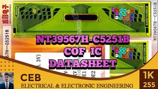 NT39567H-C5251B Panel Cof ic datasheet | NT39567H-C5251B COF / TAB