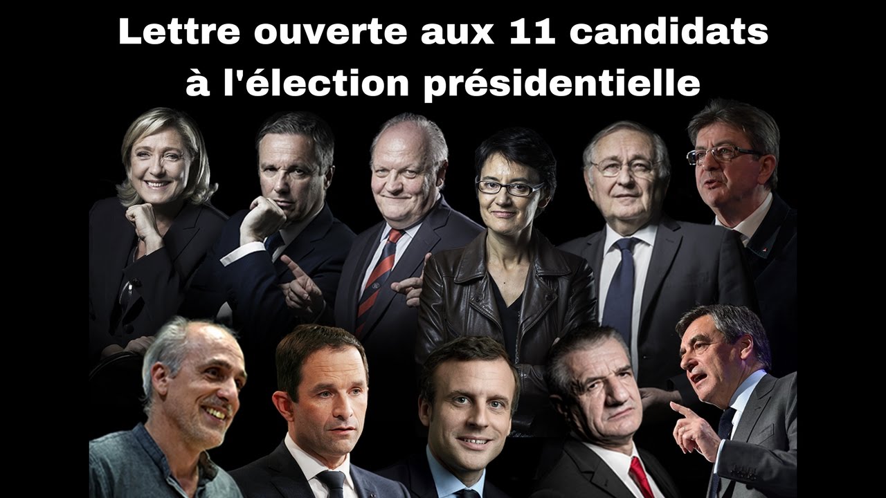 11 претендентов. Presidentielle 2017.