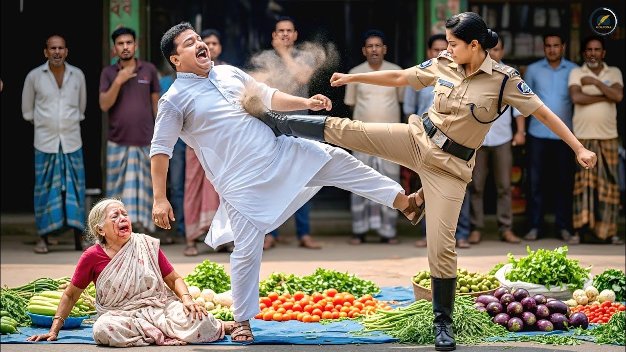 সাধারণ সবজি বিক্রেতা ভেবে পুলিশের মাকে হাত তুলেছিল চেয়ারম্যান, তারপর যা হল পুরো দেশ কাঁপলো | Golpona
