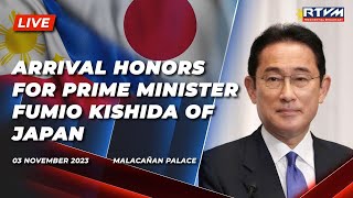Arrival Honors for Prime Minister Fumio Kishida of Japan 