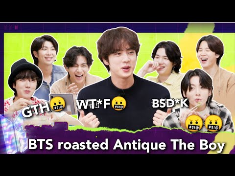 BTS ne Kia khud @Antique_the_boy ko Roast BTS funny roasting Hindi dubbing pls don't mind Haters 💜