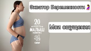 Середина Беременности 🤰| 20 Недель | Мои ощущения🙌