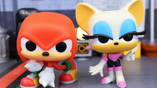 Knuckles And Rouge Funko Pops 2 Pack Unboxing!