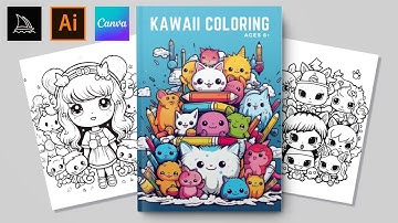 Create Coloring Pages & Books for Amazon KDP: Midjourney, Canva & Adobe Illustrator