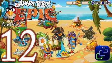ANGRY BIRDS Epic Android Walkthrough - Part 12 - Wave Battle: Slingshot Woods 5