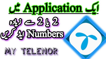 How to use My Telenor App | Add more then two numbers | All TV #mytelenor