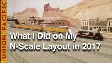 What I Did on My N-Scale Layout in 2017