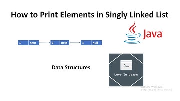 How to Print Elements in Singly Linked List #singlylinkedlist