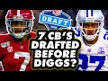 Who Were The 7 Cornerbacks Drafted Before Trevon Diggs?