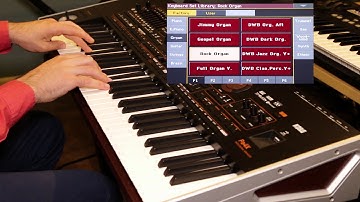 Korg Pa4x - Organ (Factory Sounds & Keyboard Sets)