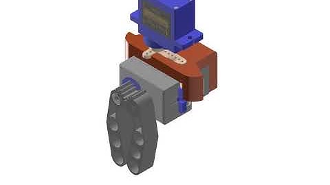 Animation m5stack catch with second servo wrist.