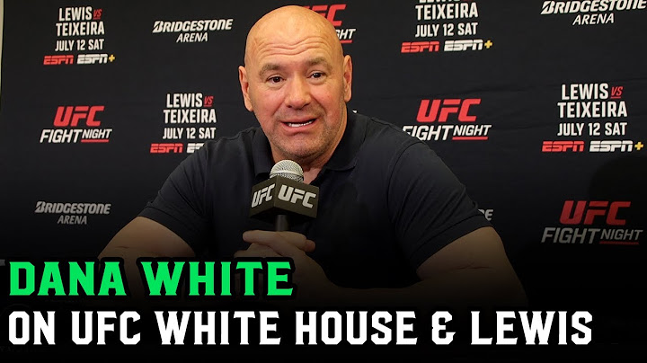 Dana White: “I gave money to help Ben Askren”; Talks Jon Jones/Conor McGregor at the White House