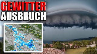 🔴LIVE - Kräftiger Gewitterausbruch in Deutschland! - Live Wetter Kanal..