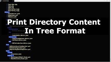 Write powershell script to print directory content in tree format #powershell #scripting #devlog