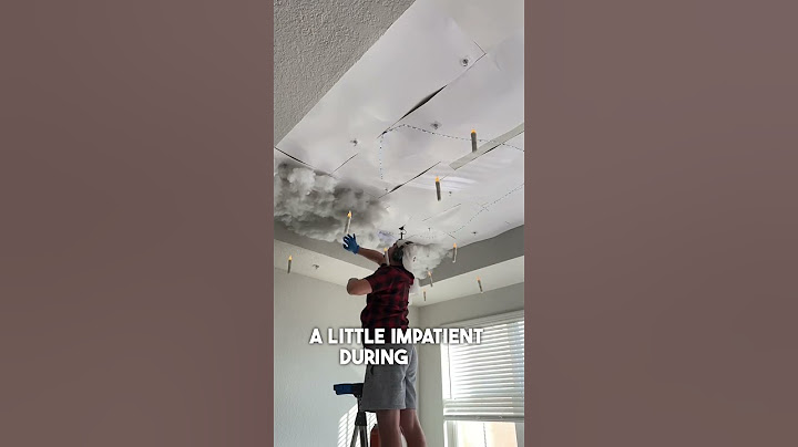 I made a DIY Harry Potter Ceiling In My Living Room 😍⚡️☁️
