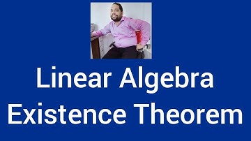 Existence Theorem ( Basis and Dimensions)- B.Sc-2nd year