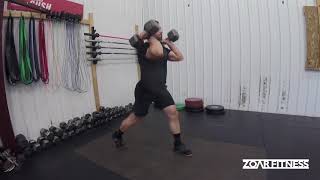 Dumbbell Front Rack Split Squat