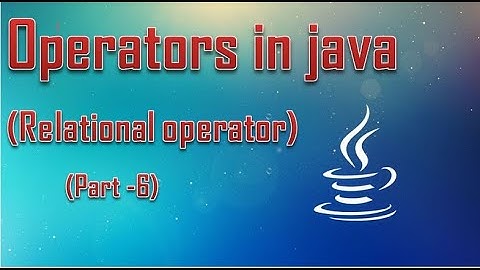 (Unit-4) Operator in java part-6