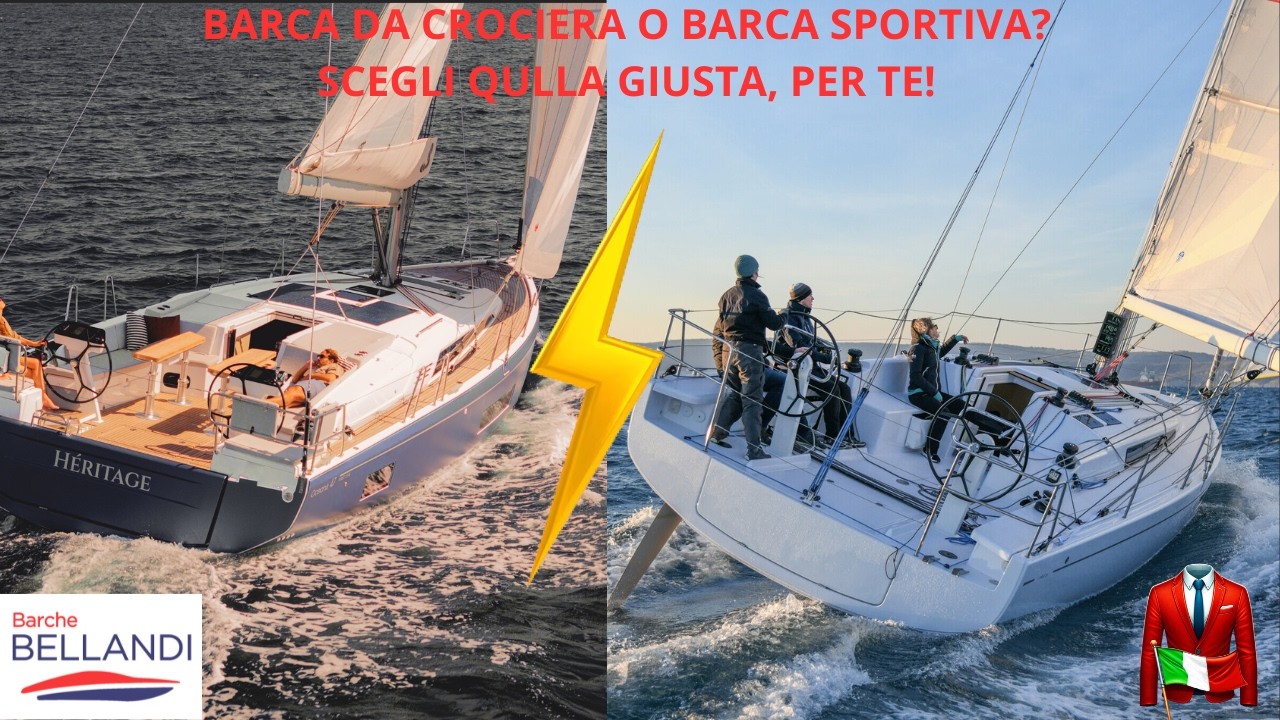 ⁣Barca da crociera o sportiva? Scopri quale fa per te!