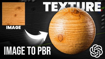 ChatGPT Can Generate PBR Textures from a Single Image in MINUTES for FREE | for 3D Artists