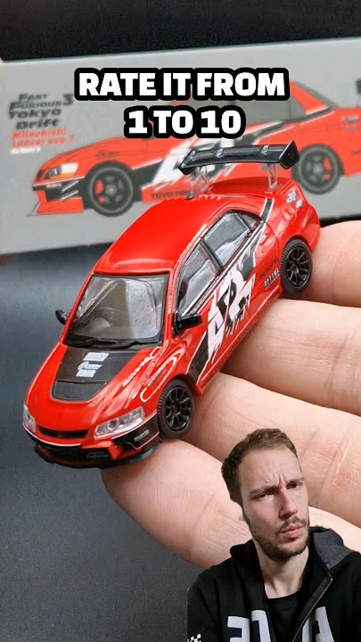 NEXT LEVEL: Sean's Mitsubishi EVO VI from F&F TOKYO DRIFT 😎 FSK14 model | #diecast #Shorts #Diecast