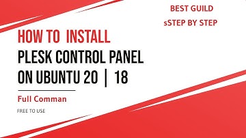 🔴 How to install plesk control panel on ubuntu 18 | 20