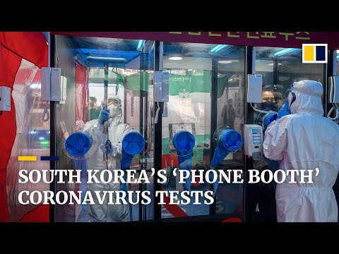 South Korean hospital’s ‘phone booth’ coronavirus tests