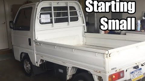Converting a Kei truck into an EV - Starting small - Part 2