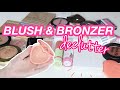 BLUSH & BRONZER DECLUTTER 2020// Declutter Makeup With Me!