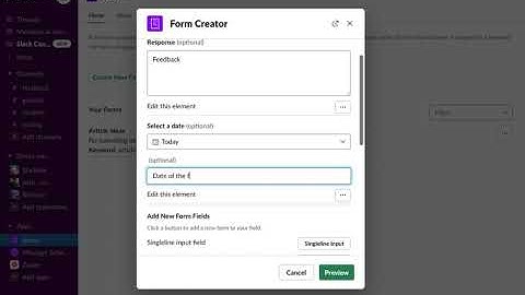 Forms for Slack Demo