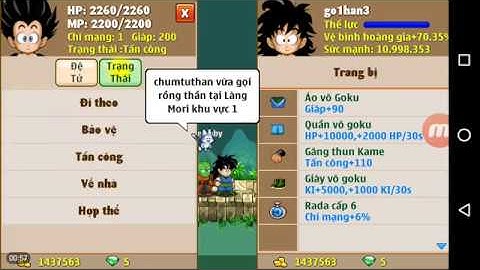 [ Ngọc Rồng ] Cho Nick Ngọc Rồng Có Đệ Tử Bên Sv4