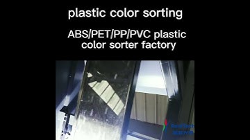 plastic color sorter machine ABS/PVC/PET/PP plastic flakes color sorting