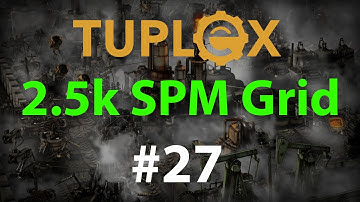 Factorio 2,500 SPM Grid Megabase #27 - Stealth rocket launch