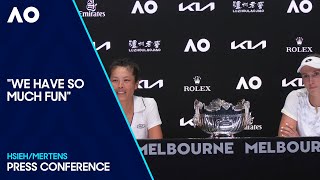 Hsieh/Mertens Press Conference | Australian Open 2024 Final