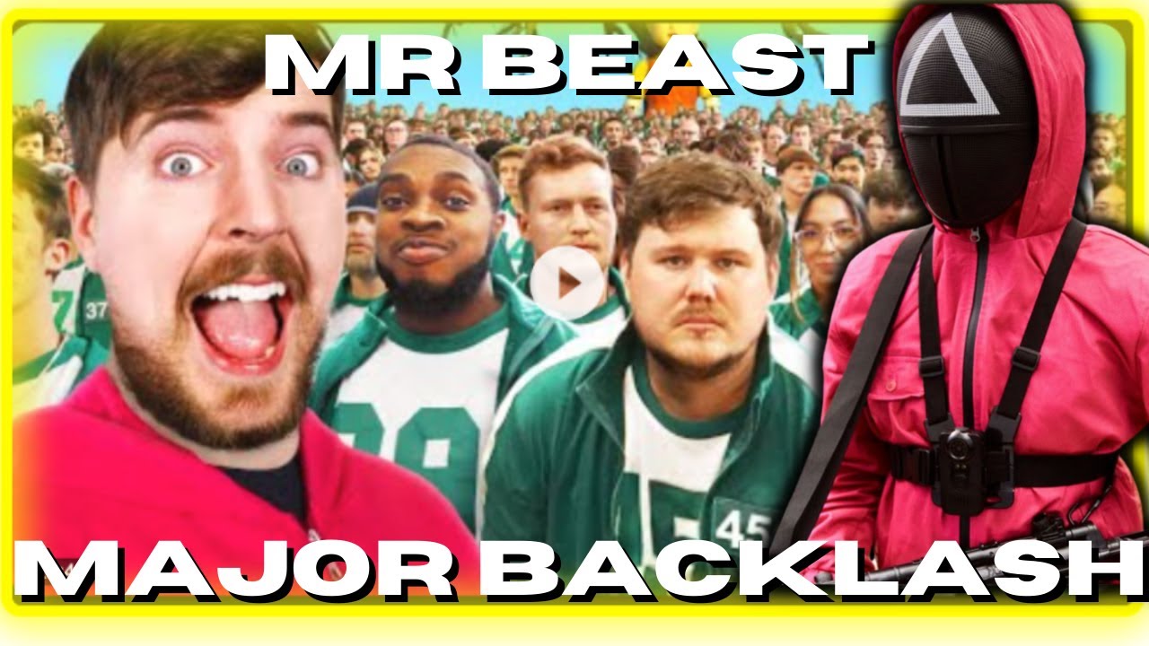 MR BEAST SQUID GAMES MASSIVE BACKLASH - YouTube