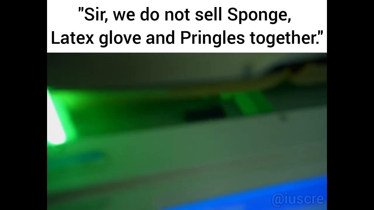 Sponge, Latex Glove and Pringles Can YouTube