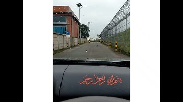 Jalur keluar dari bandara Soekarno Hatta ke kota Tangerang