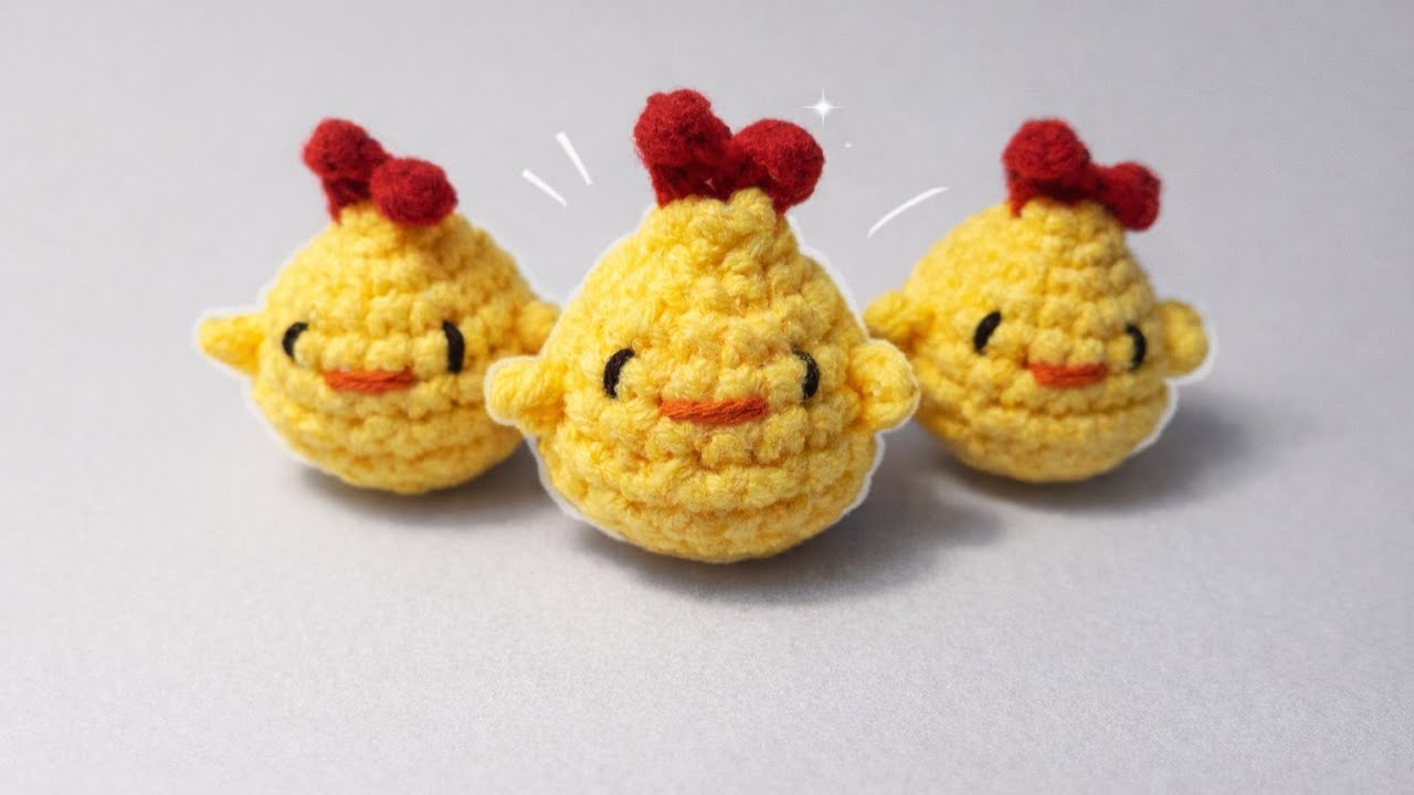 Small Crochet Project You Can Finish Today | Mini Chick Amigurumi