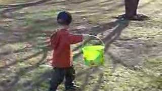 Owen  easter egg hunt