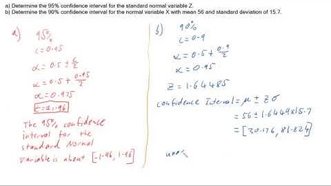 Determine Confidence Intervals for Normal Variables