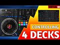 Four Decks Tips For Small Controllers Stems 2 0 Virtual Dj