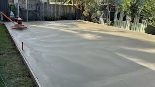 How to do a concrete shed slab in your backyard with The Concrete ninja crew ￼