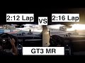 Manthey Racing GT3 (Side-by-Side Video) 2 very different track conditions - Dubai Autodrome GP Circ.