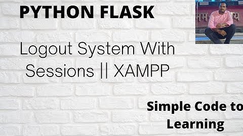 20:  Python Flask Login System With Sessions (Hindi)