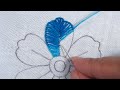 Amazing Flower  Hand Embroidery Creative Needle Work Tutorial with Pearls