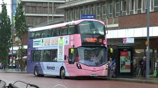 NORWICH BUS SCENE AUG 2017