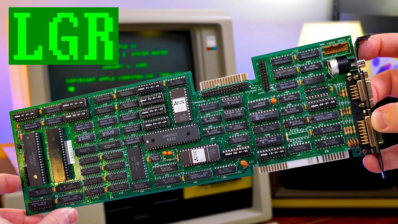 LGR Oddware: Installing an Apple II in a PC! 1980s Diamond Trackstar Cards