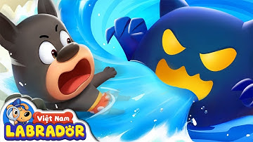 Xoáy nước hút quần bơi | Quy tắc an toàn | Hoạt hình cảnh sát trưởng Labrador | BabyBus